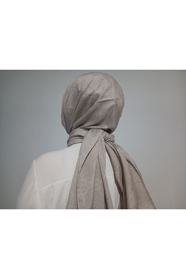 Monogram Patterned Shawl - 1