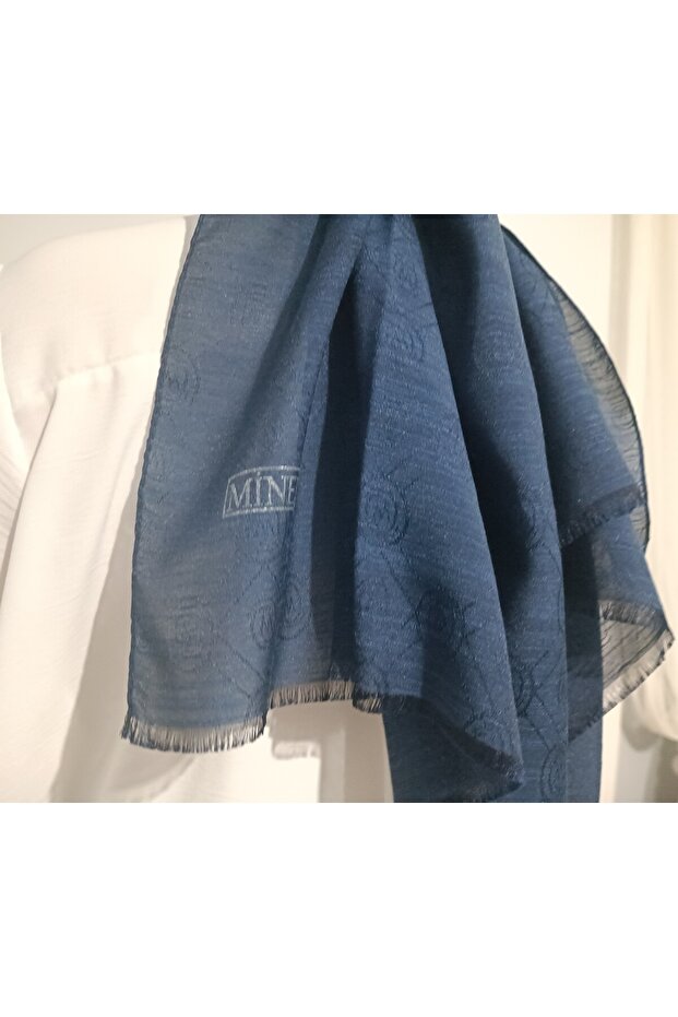 Monogram Patterned Shawl - 4