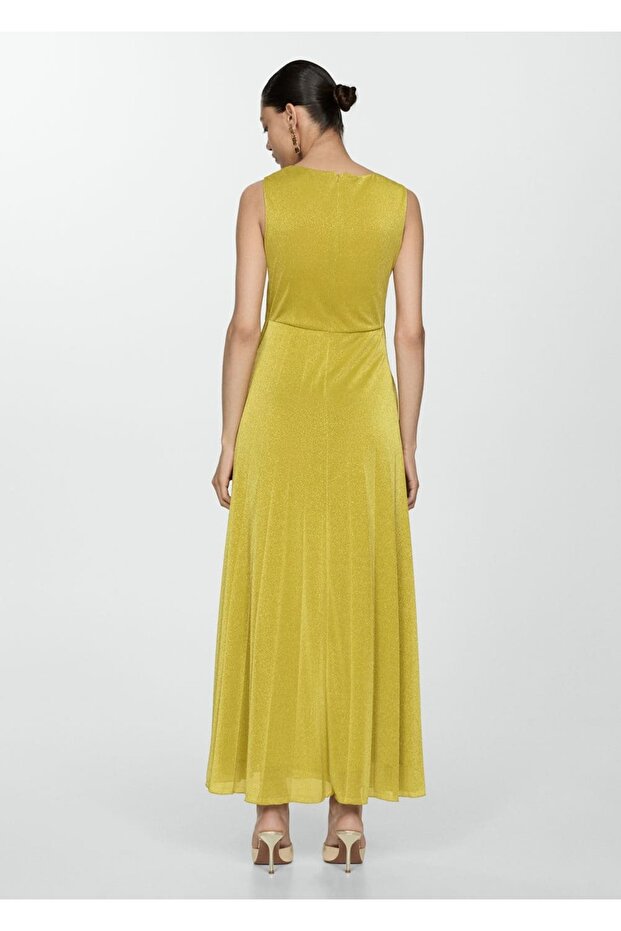 Düğümlü lureks elbise - 4