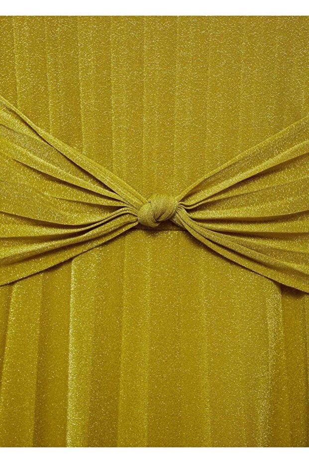 Düğümlü lureks elbise - 6