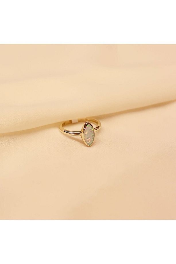 Markiz Opal Minimal Yüzük - 2