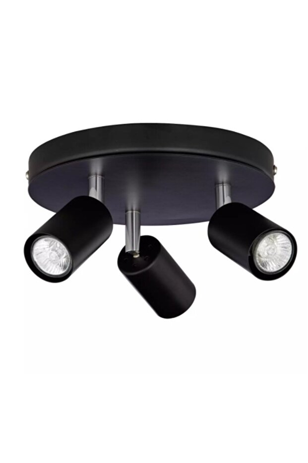 Movable Ceiling Light Black 3 Pieces - 2