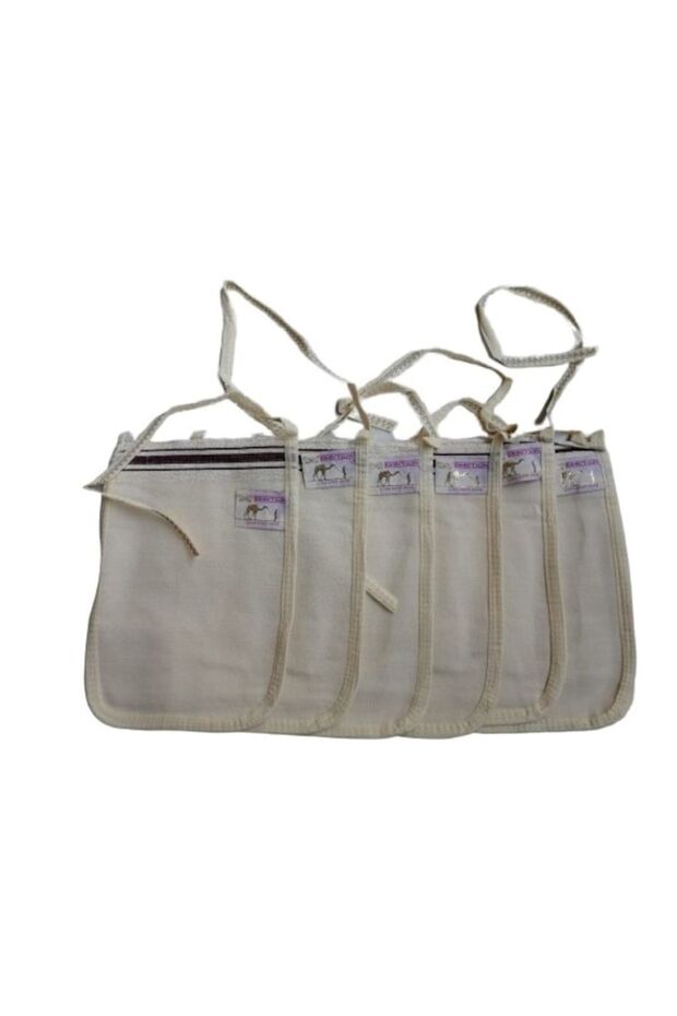 6 Pieces of Develi Thick Hammam Pouch Bathroom Dowry Pouch Dirt Pouch