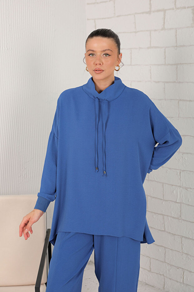 طقم تونيك أساسي نيلي - 32-2207 - 3