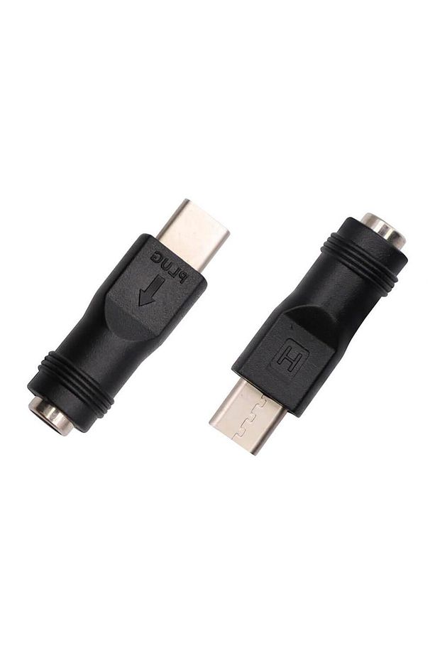 - Type-C Erkek to 5.5*2.1 Dişi Soket Çevirici Power Şarj Ucu DC Güç Adaptörü - 8