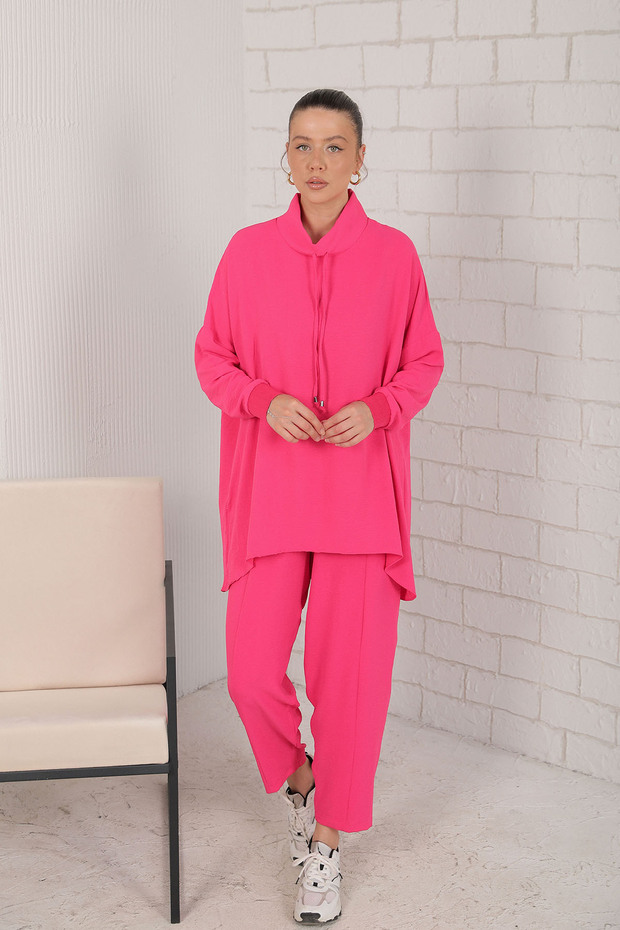 طقم تونيك فوشيا أساسي - 32-2207 - 2