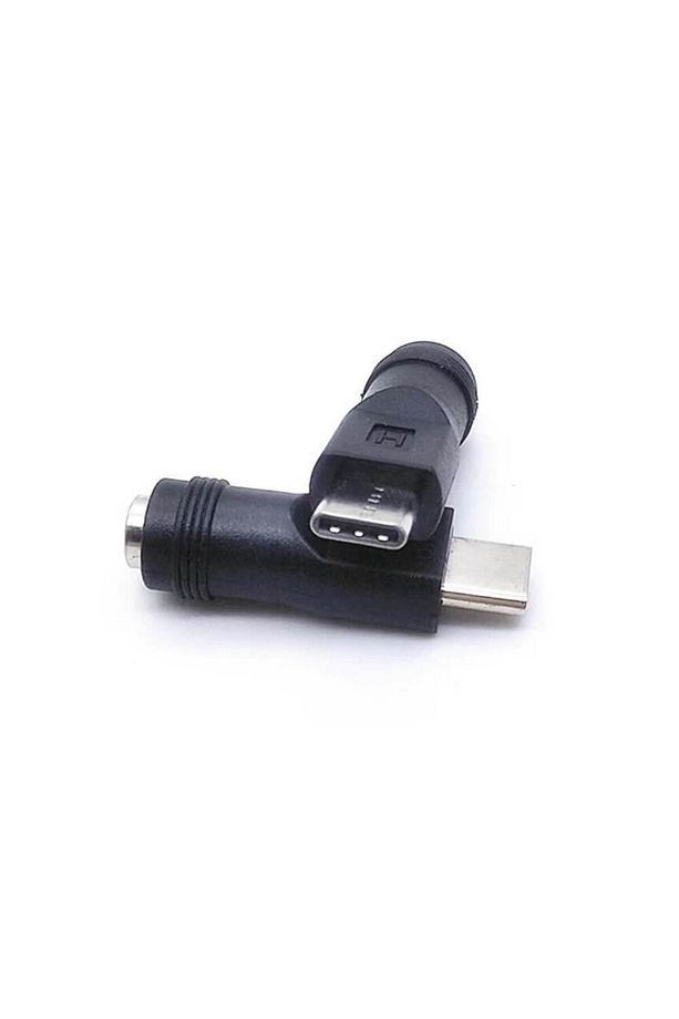 - Type-C Erkek to 5.5*2.1 Dişi Soket Çevirici Power Şarj Ucu DC Güç Adaptörü - 4