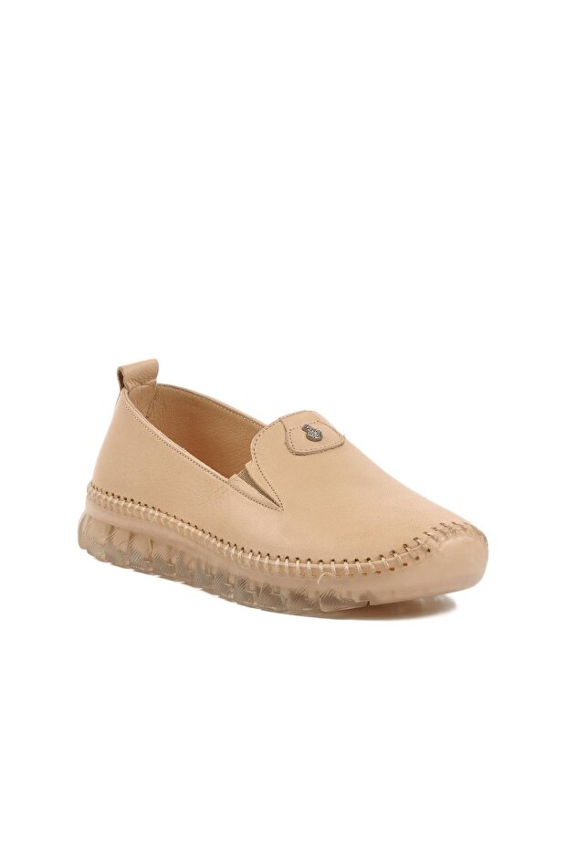 Trendyshose 9059 Natural Leather Anatomic Comfortable Soft Sole Women's Shoes