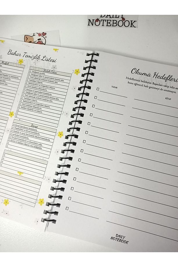 Günlük Planlayıcı Defter,120 Sayfa,a5,flower - 5