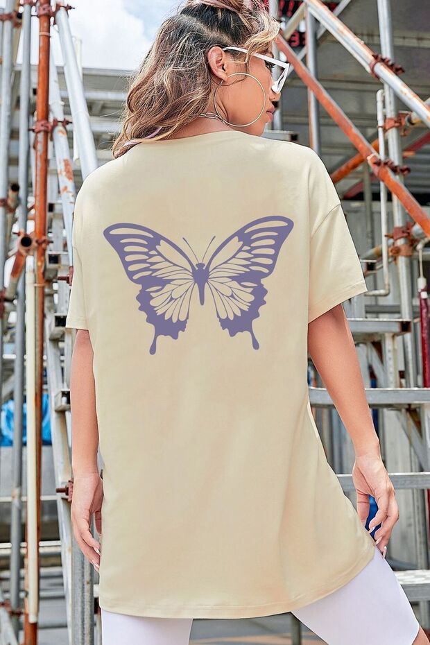 Unisex Butterfly Printed T-shirt