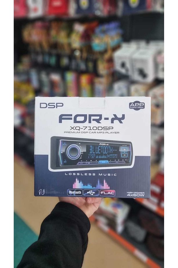 XQ-710DSP 4 Amfi Çıkış 8*4V Rca Bt 2Usb Profesyonel RGB Oto Teyp - 1