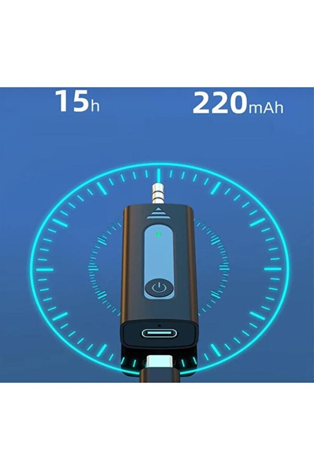 K35 Kablosuz Yaka Mikrofonu Aux Girişli Mini Taşınabilir Mikrofon - 2