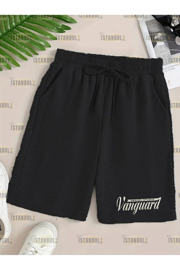 vangurad Baskılı- Erkek Regular Fit Cepli Şort - 1