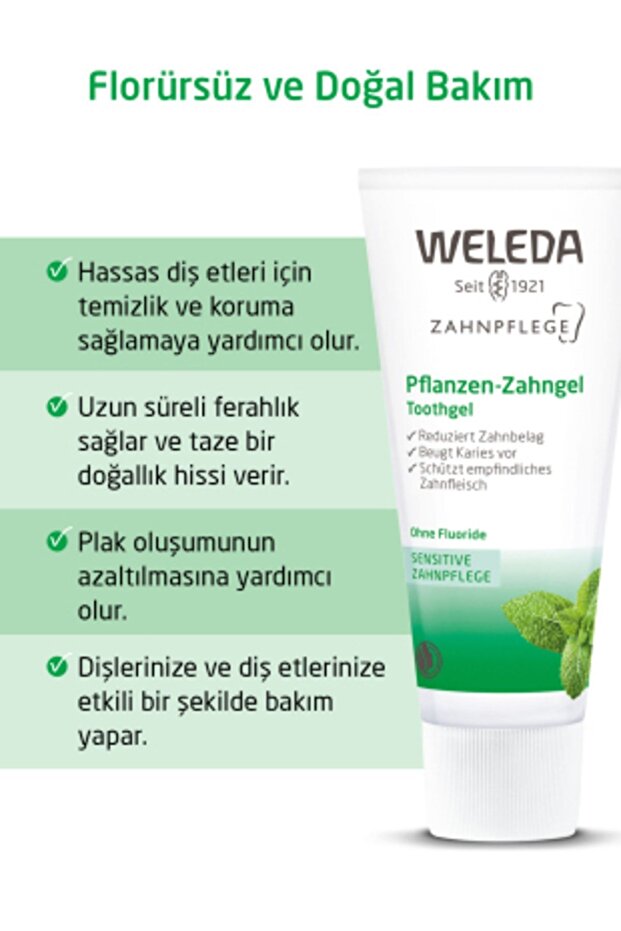 Bitki Özlü Organik Diş Macunu 75ml - 2