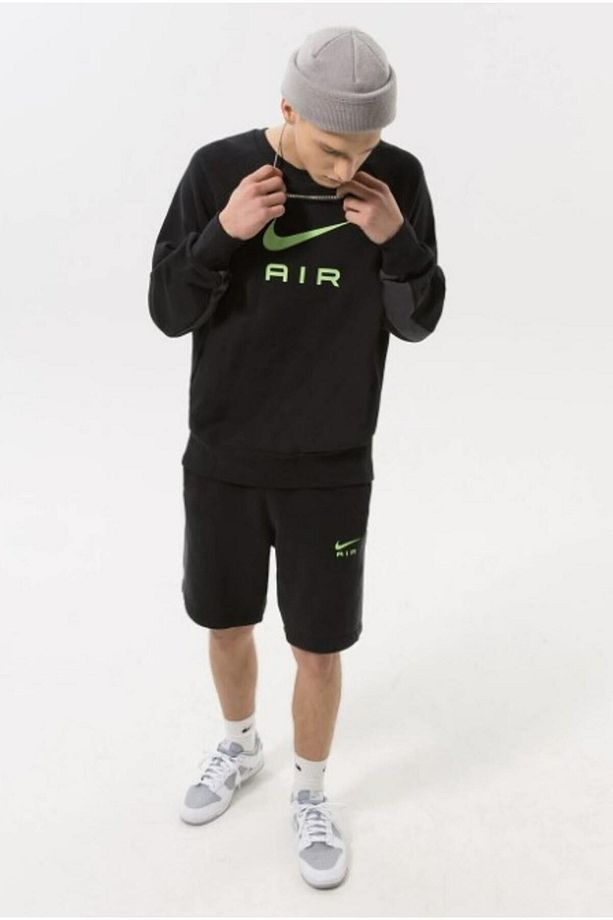 Sportswear Air French Terry FW22 Erkek Siyah Şort KS-DQ4210-011 - 4