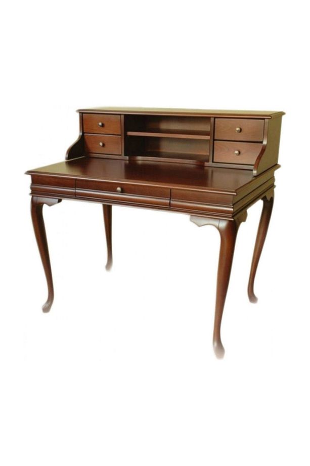 6597 Ahşap Çalışma Masası 110 cm Ceviz - 1