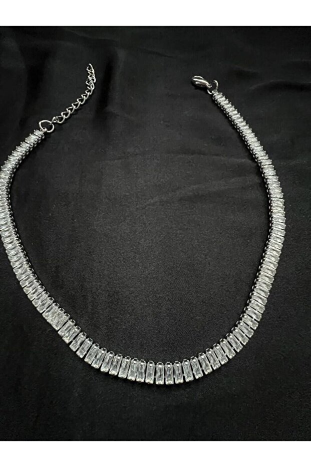 Women's Silver Color Waterway Necklace -waterway Necklace