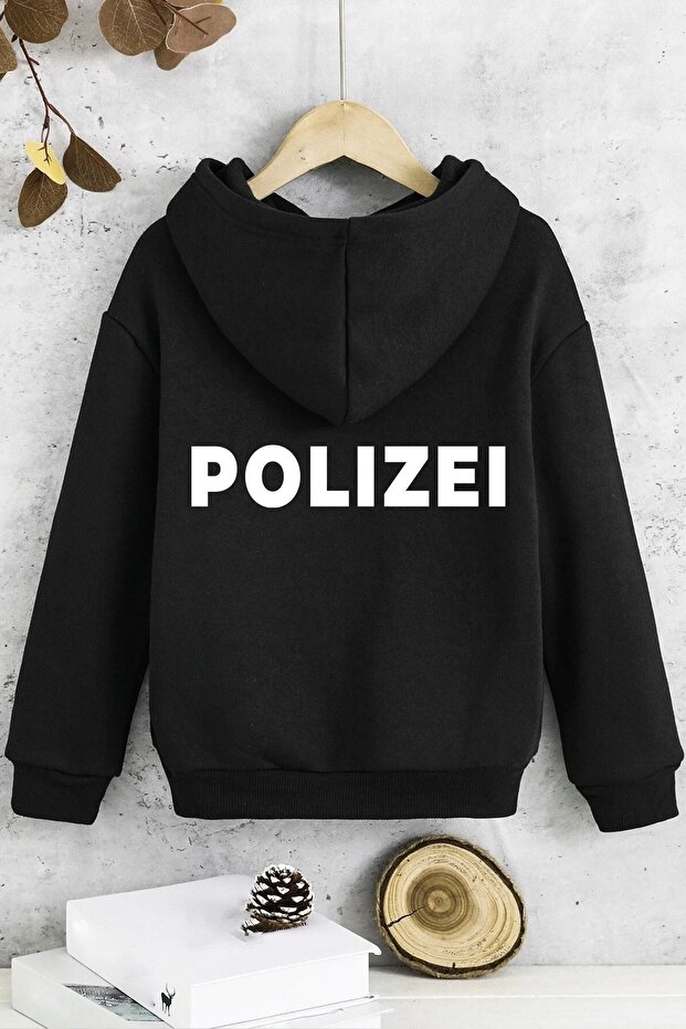 سترة مطبوعة Polizei للأطفال