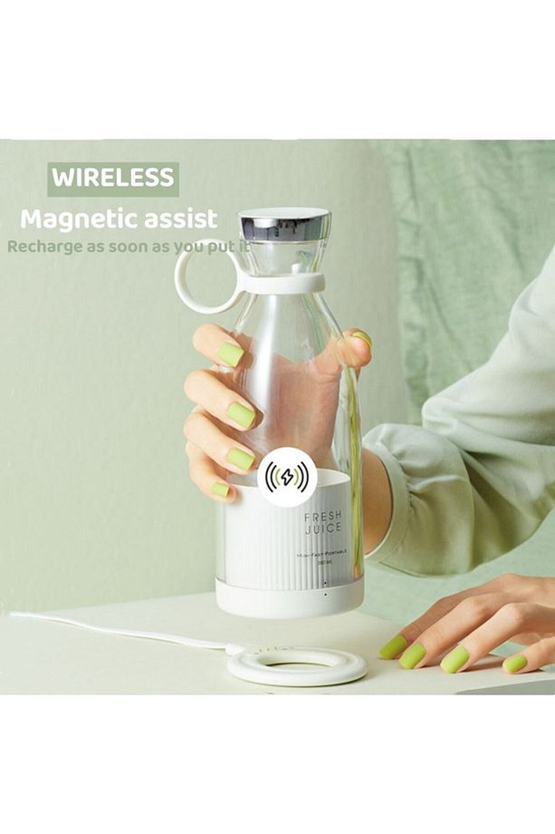 Taşınabilir Kablosuz Şarjlı Kişisel Smoothie El Blender - 3
