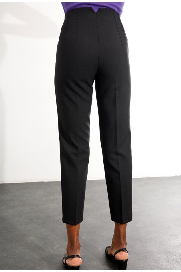 Önü Flatolu Pantolon - 4