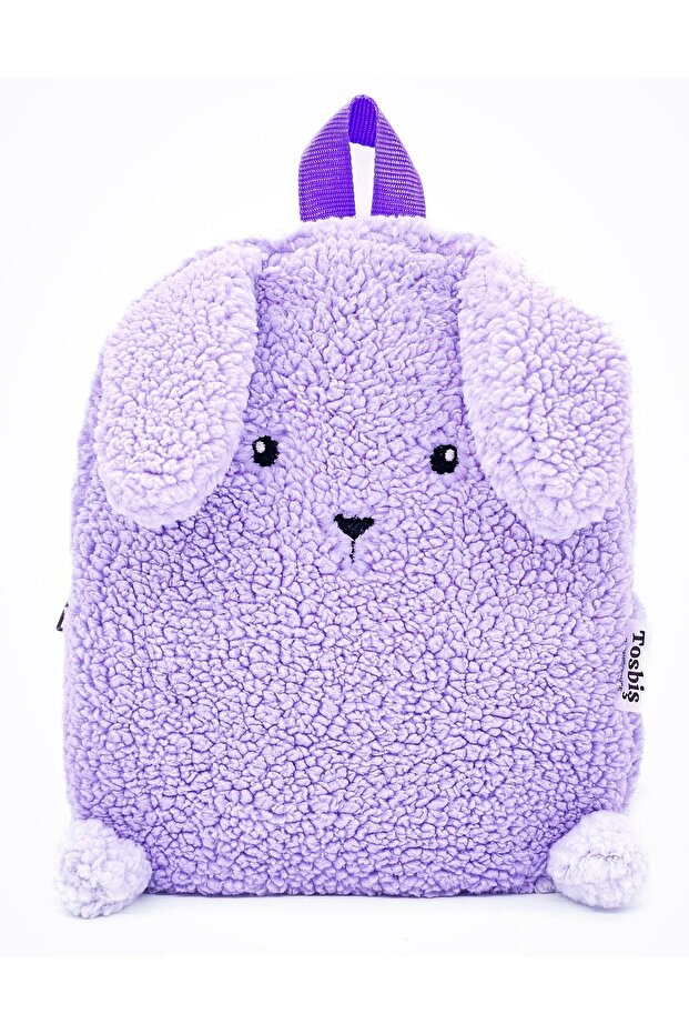 Rabbit Lilac 0 - 8 Years Old Kindergarten Nursery Kids School / Backpack Wellsoft Plush