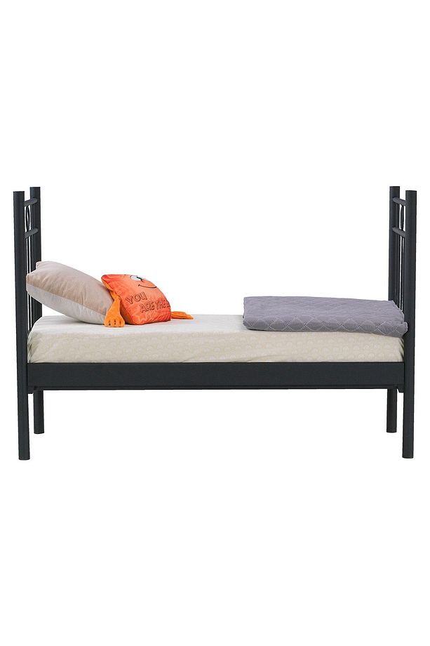 Alpas Bebek Beşiği Karyolası 70x140 Siyah (AHŞAP LATALI) - 9