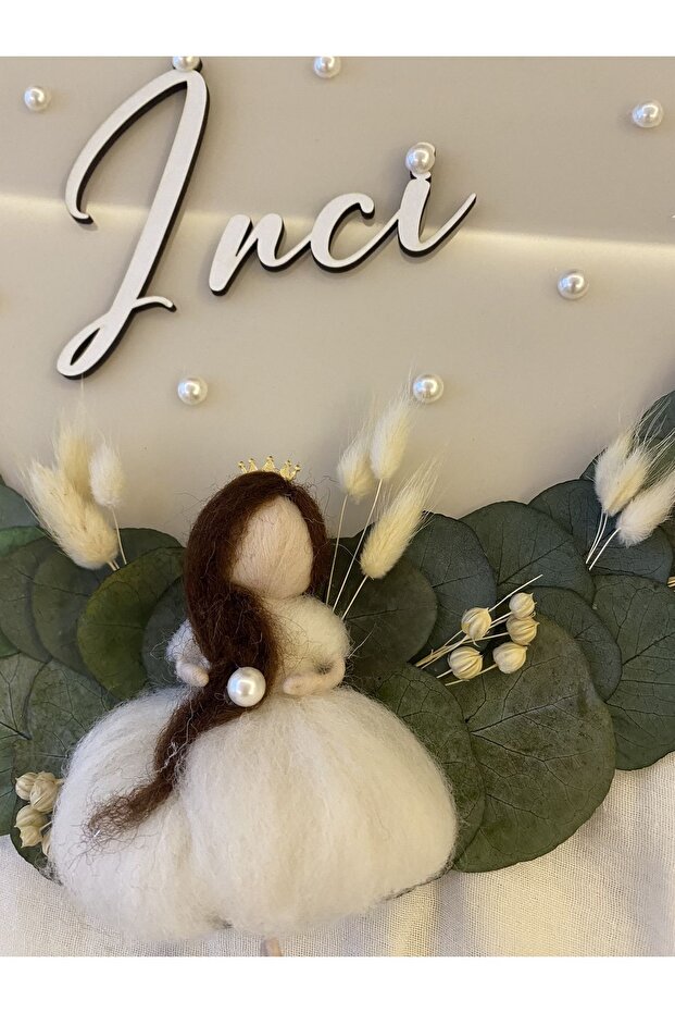 İnci Detaylı Bebek Kapı Süsü - 2