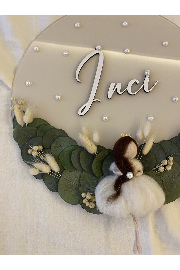 İnci Detaylı Bebek Kapı Süsü - 3