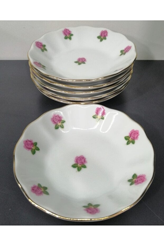 PORCELAIN 12-PACK ROSYALDIZ TEA PLATE 11 CM