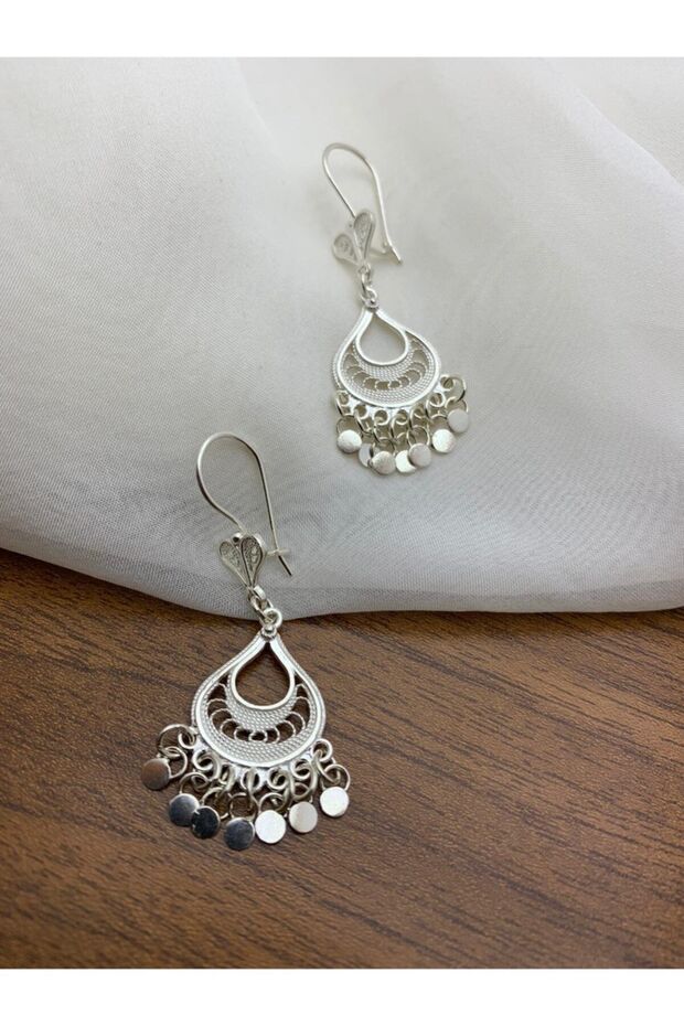 Telkari Pullu Küpe - 2