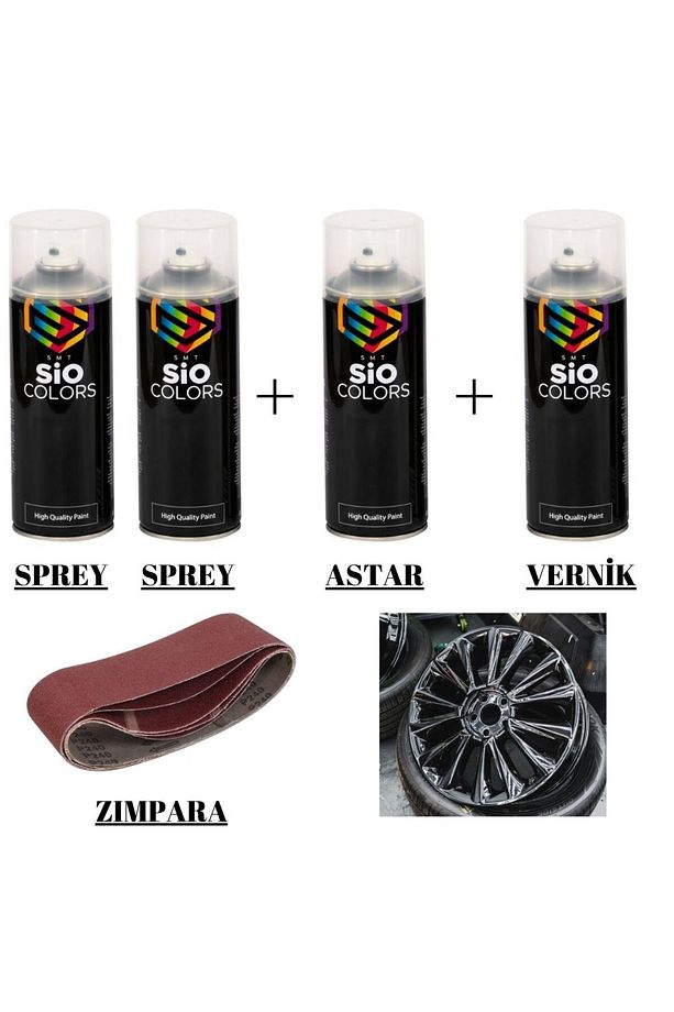 JANT BOYA SETİ ÖZEL YAPIM AKRİLİK ENDÜSTRİYEL SPREY BOYA 400 ML - 1