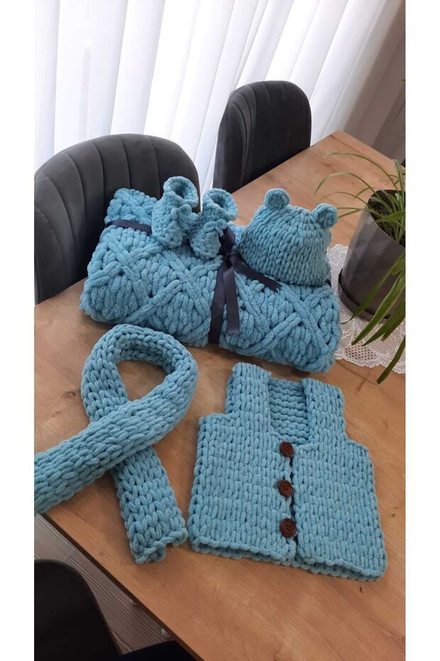 Puffy El Örgüsü 5 Li Bebek Seti - 1