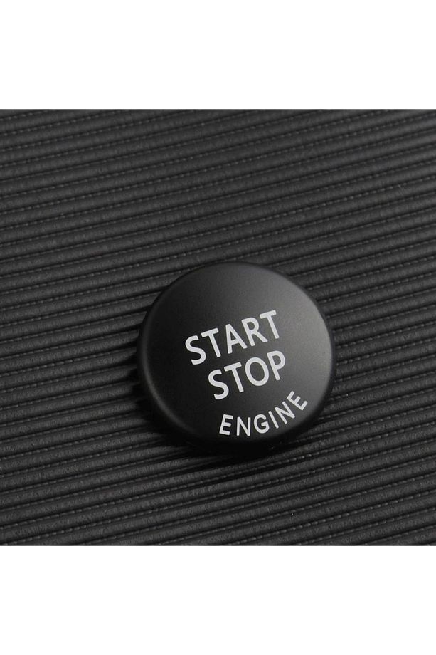 Bmw E Serisi E60 - E70 X5 - E71 X6 - E82 - E87 - E88 - E90 - E92 - E93için Siyah Start Stop Tuşu - 3
