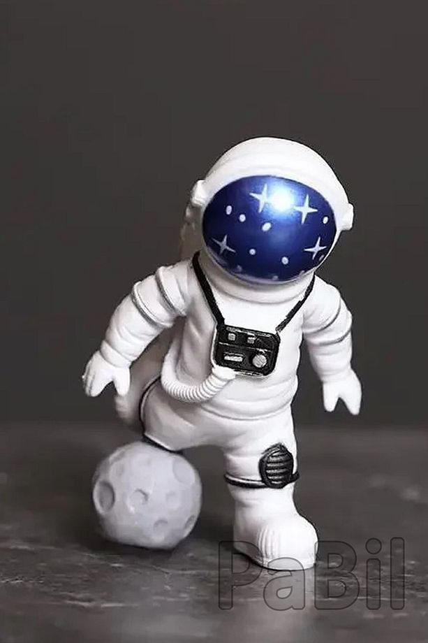 Galactic Series Astronot Aksiyon Figür Oyuncak Biblo Hediyelik 4 Parça Set - 4
