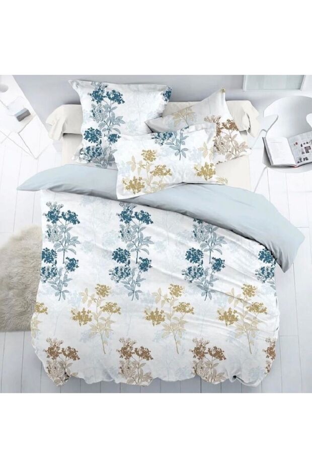 120 x 200 Duvet Cover Set - Elastic Cotton Sheet for Bed