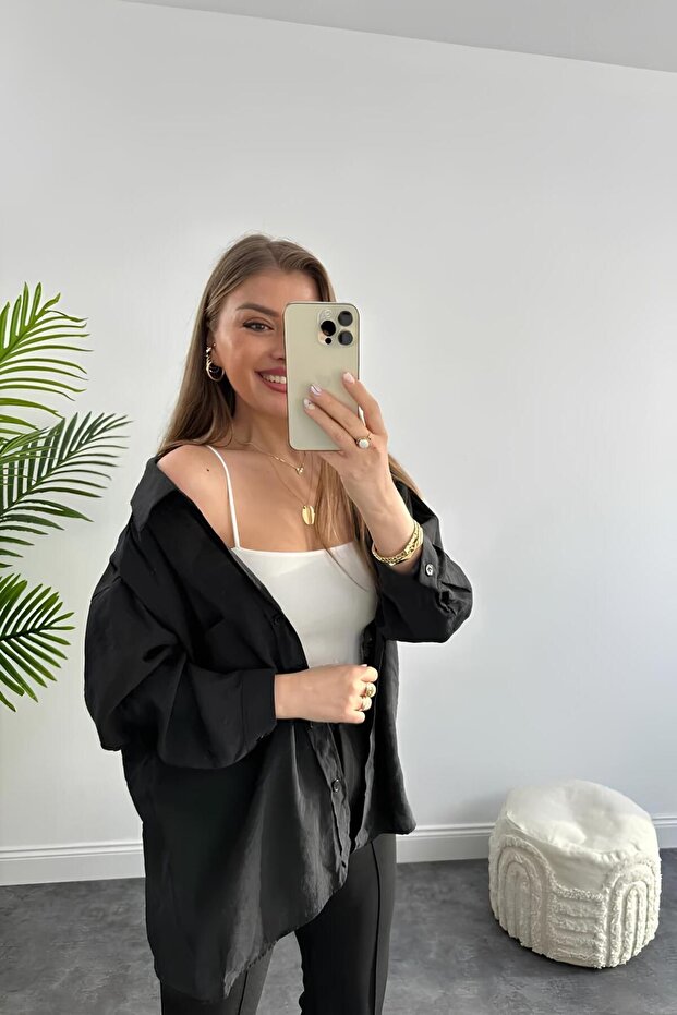 Lüx Kalite Basic Salaş Gömlek - 3