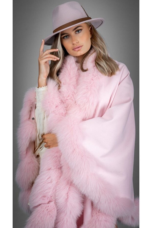 Pembe Panço Şal - 7