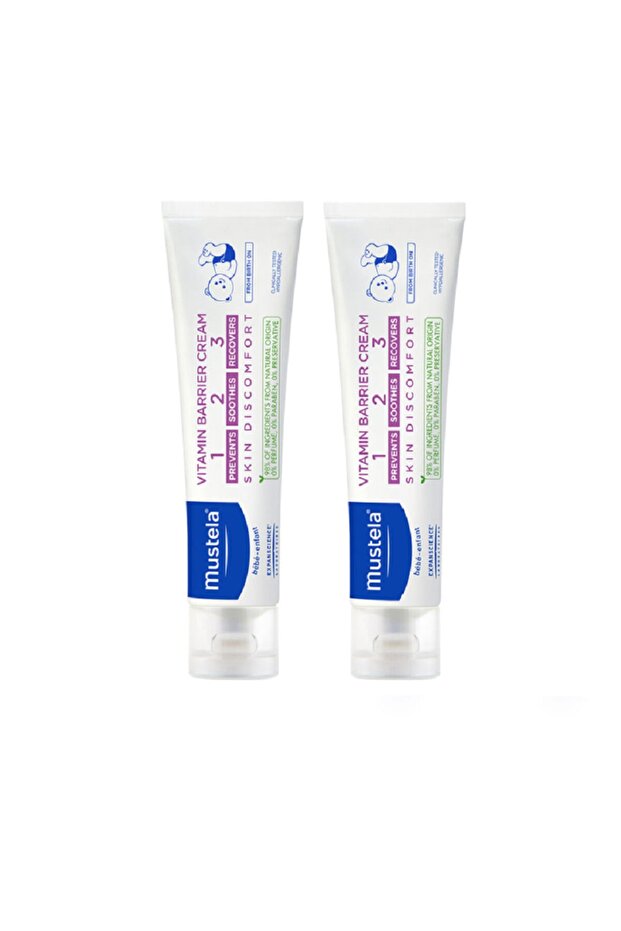 Vitamin Barrier 1.2.3 Diaper Rash Cream 50ml (2 Packs)