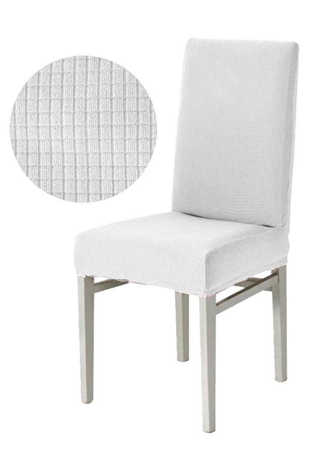 Lycra Washable 6-Piece Chair Cover
