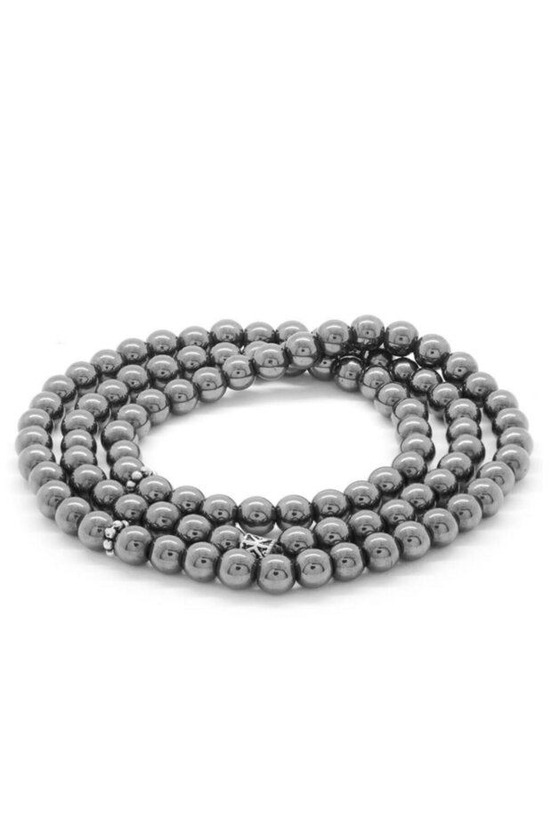 Hematite Stone 99's Necklace, Bracelet and Rosary