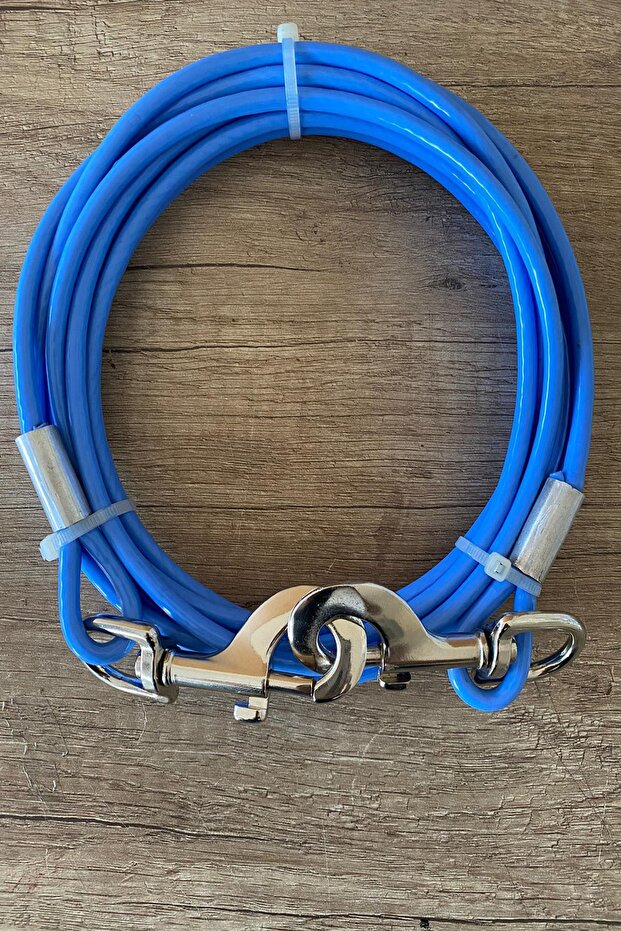 6 Mm 8 Meters Dog Garden Tethering Rope Turquoise Color