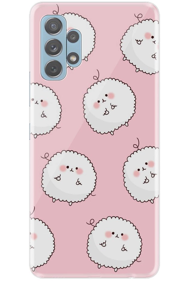 Samsung Galaxy A52 Pure Modern Pattern Silicone Case Chubby Lambs