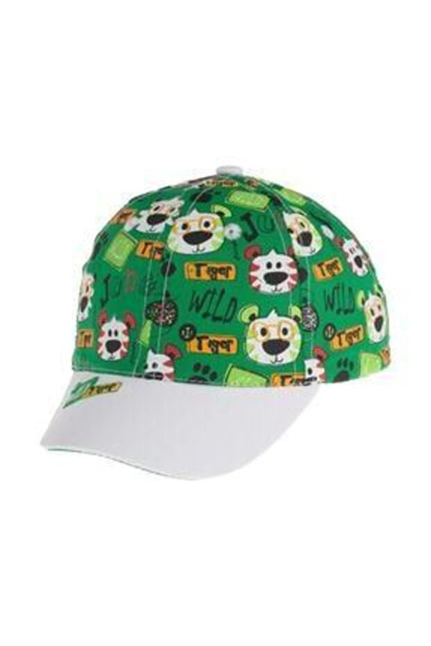 Patterned Boys' Hat 9-24 Months Head Circumference 42-46 cm