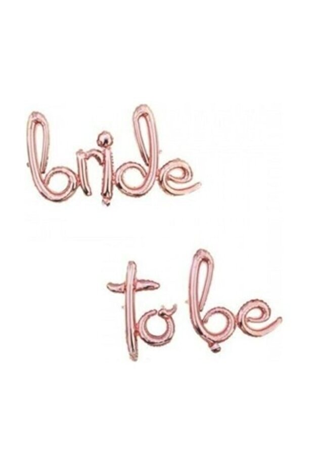 Rose Gold Bride To Be Hand Lettering Foil Balloon