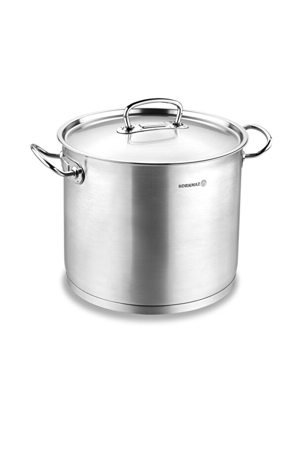 Extra Deep Pot 28x24 Cm - Cover for Steam and Heat Discharge, Induction Cooker Compatible