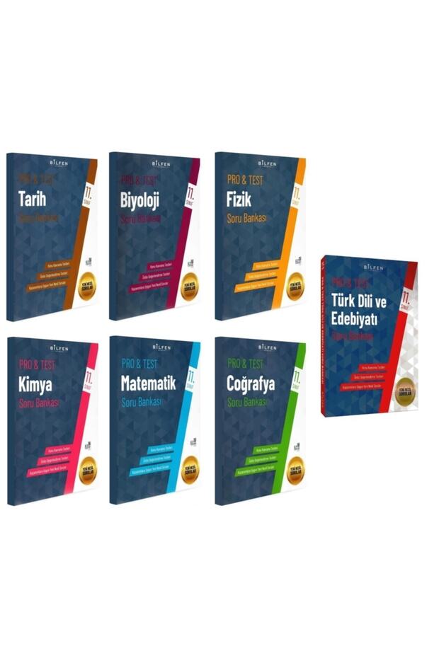 11.sınıf Pro & Test Tüm Dersler Soru Bankası Set - 1