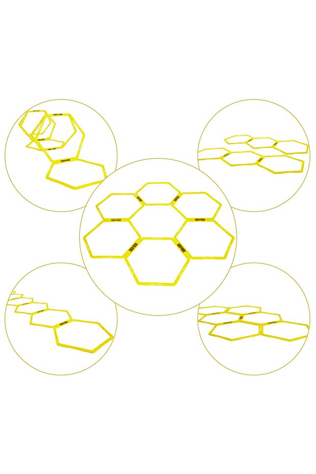 Hx6 Hexagonal Speed and Agility Ladder - 4