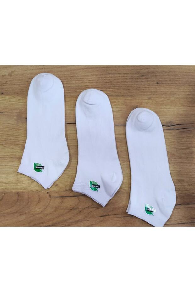 Men's 3-Piece Bamboo Booties Socks Toe Seamless