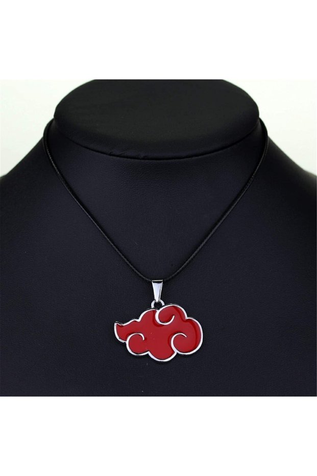 Anime Naruto Uzamaki Red Cloud Necklace