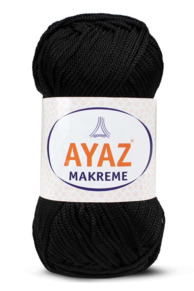 Macreme 1217 Black| Macrame Thread| Macrame Yarn - 1